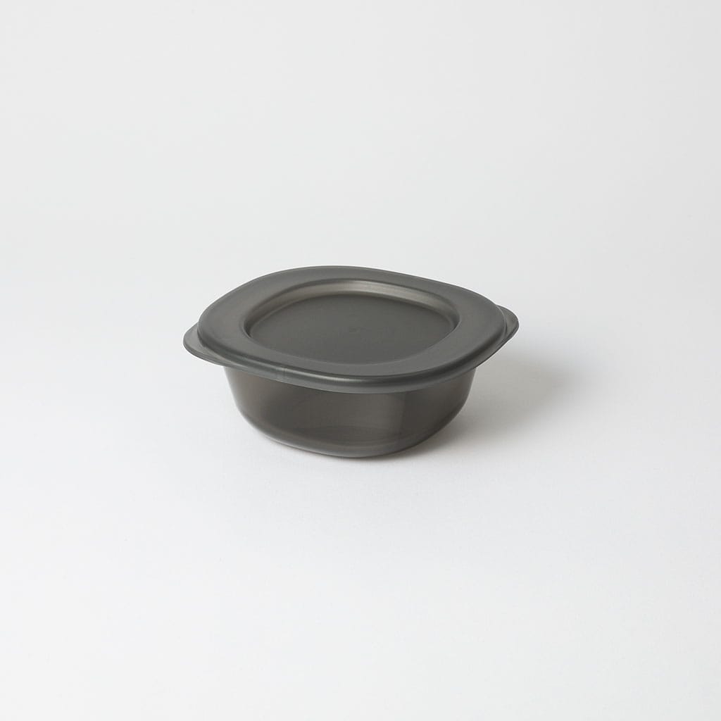 うつわにもなる保存容器 250mL ダークグレー 2個入り
