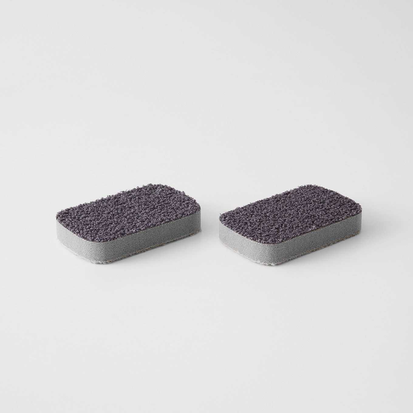 水ピカ ミニスポンジ グレー 2個入り