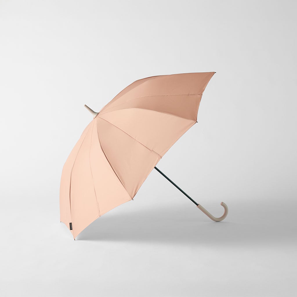 Shupatto アンブレラ コーラルベージュ(柄:ライトグレー) 58cm