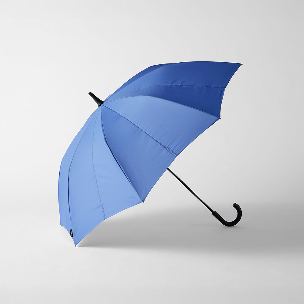 Shupatto アンブレラ コバルトブルー(柄:ブラック) 65cm