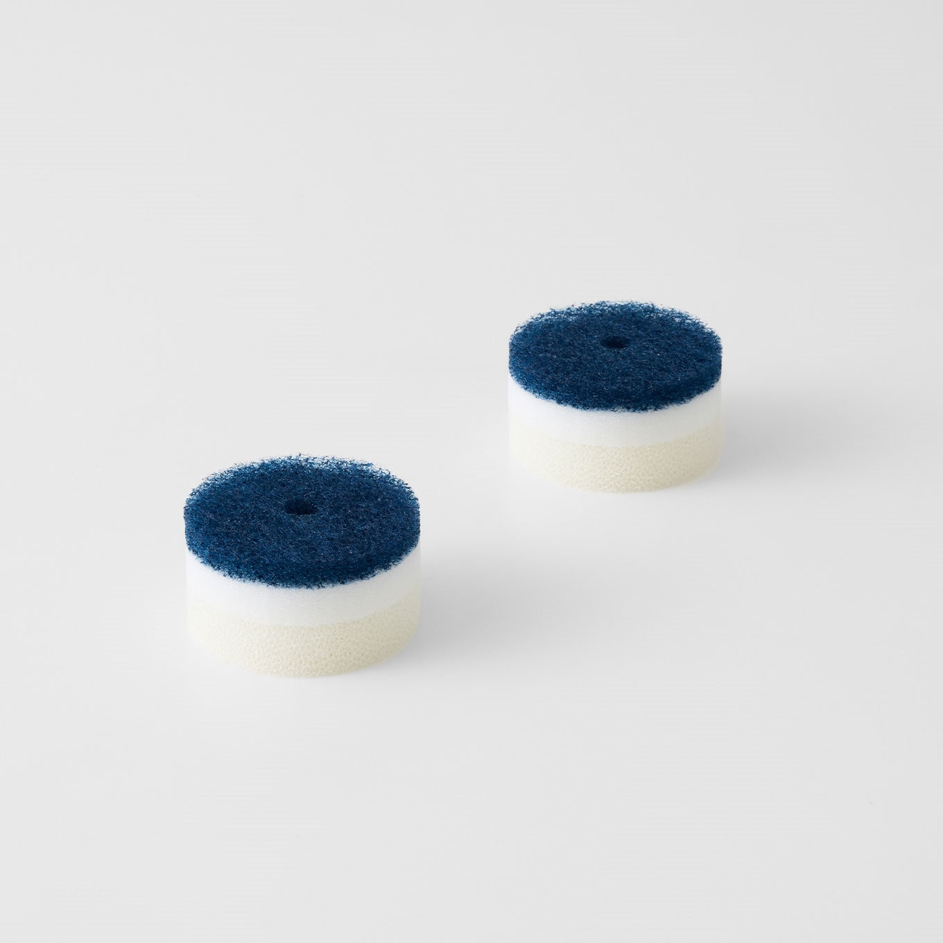 洗面スポンジ POCO リフィル ネイビー 2個入り
