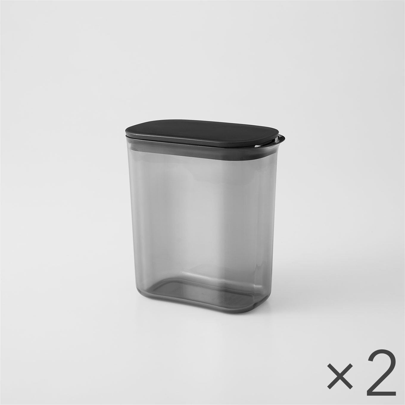 ウォーターピッチャー 1.0L ブラック 2個セット