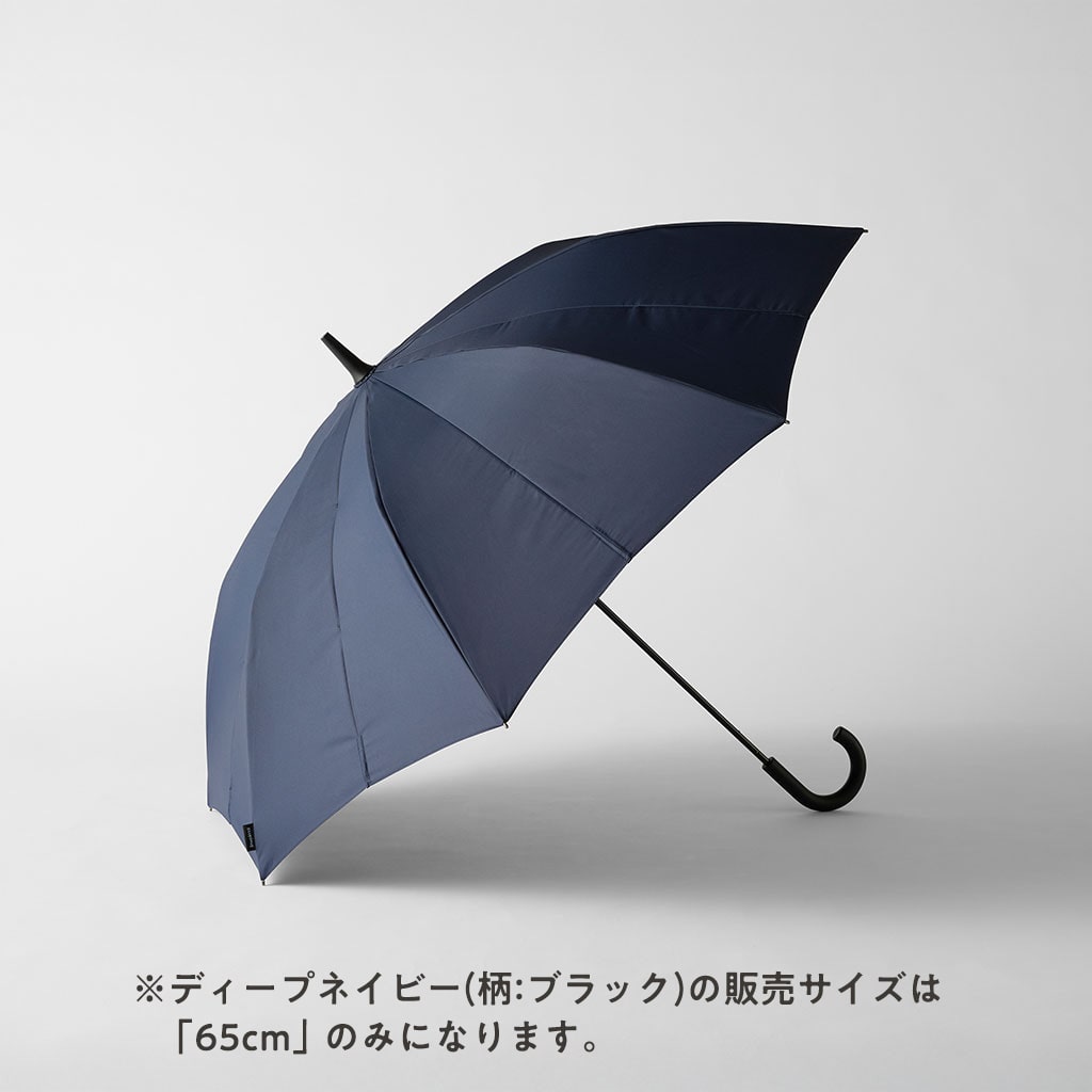  [ギフト]Shupatto アンブレラ カーボンブラック(柄:ブラック) 58cm