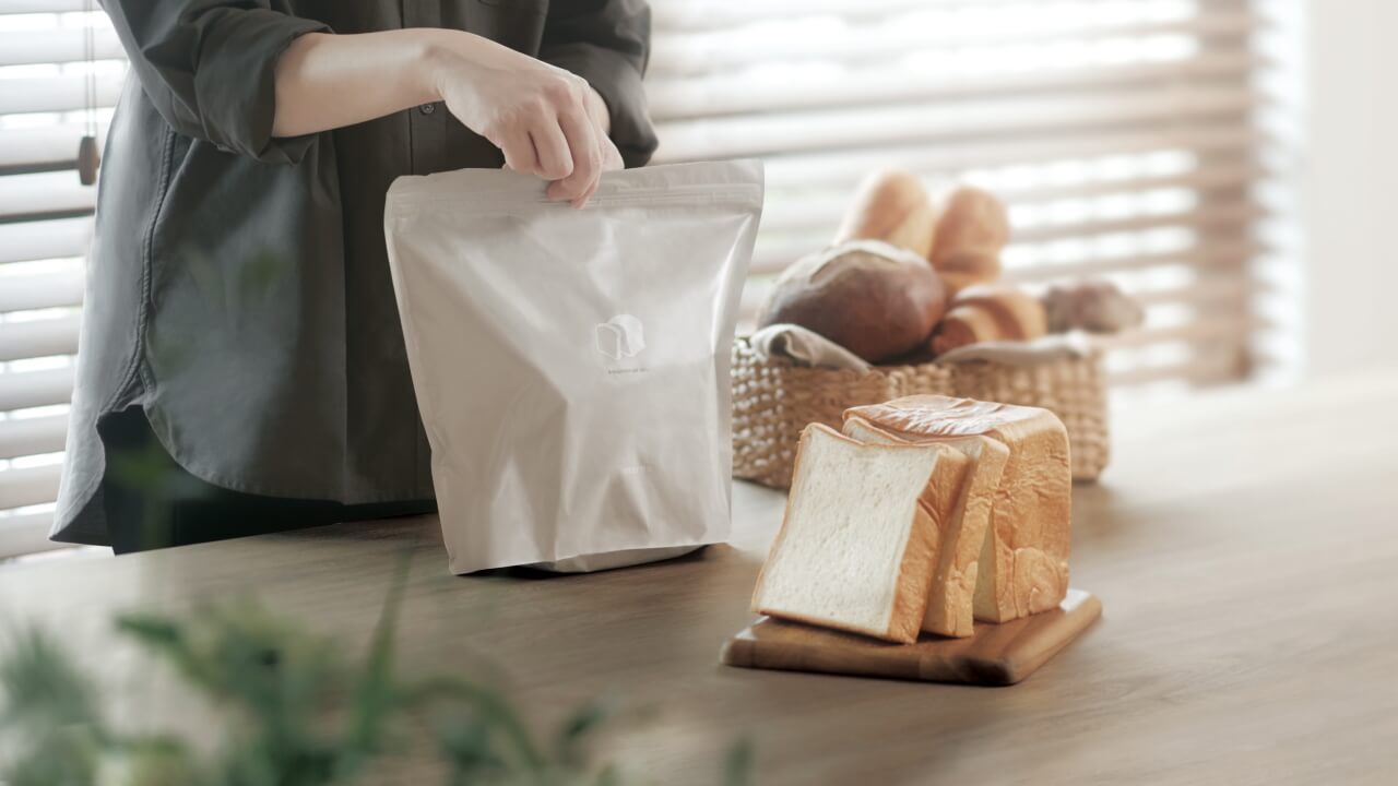 新品 食パン冷凍保存袋(2点セット)